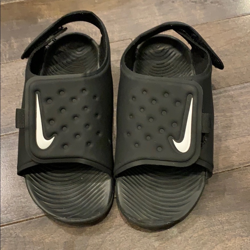 Brand new black Nike  sandals